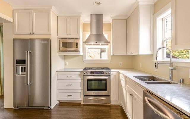4009 Prescott Avenue, Dallas, TX 75219 marble, stainless, natural light, a chefs dream