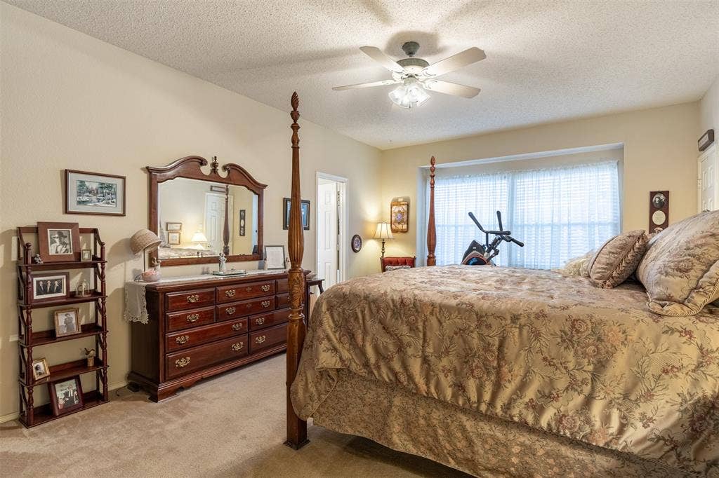 10208 Noel Drive, Frisco, TX 75035 Primary suite with ceiling fan.