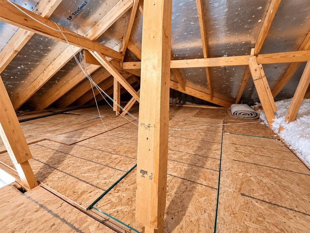 228 Foxhunter Street, Fort Worth, TX 76131 Attic space featuring Deck