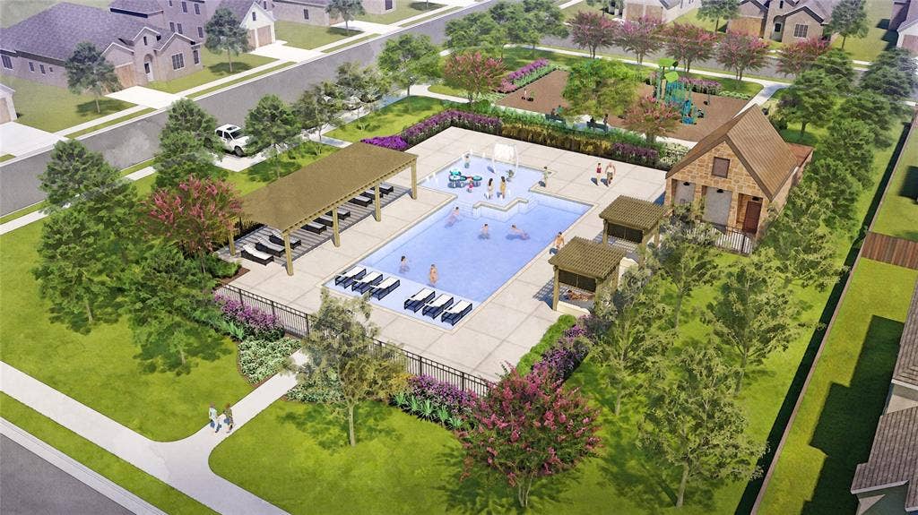 1006 Angel Street, Josephine, TX 75173 Artistic Rendering of Morgan Farms Community Pool