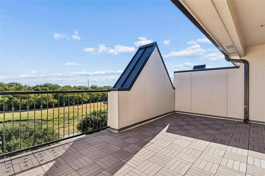 Roof deck offers both privacy and breathtaking views.