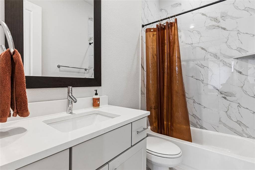 Third floor guest bathroom.