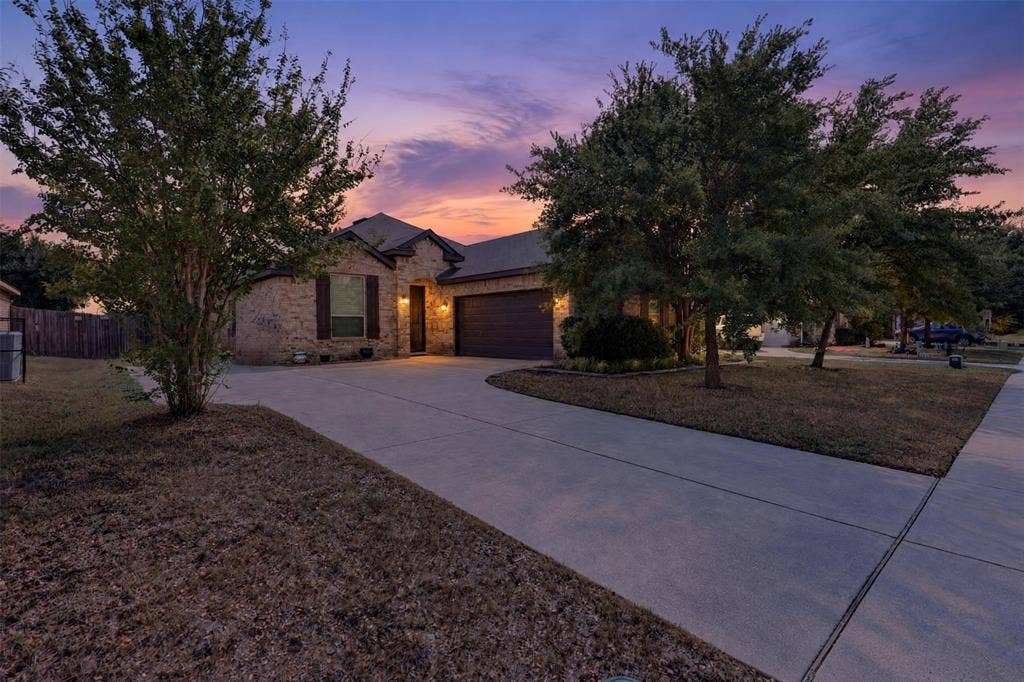 FRONT ELEVATION TWILIGHT VIEW