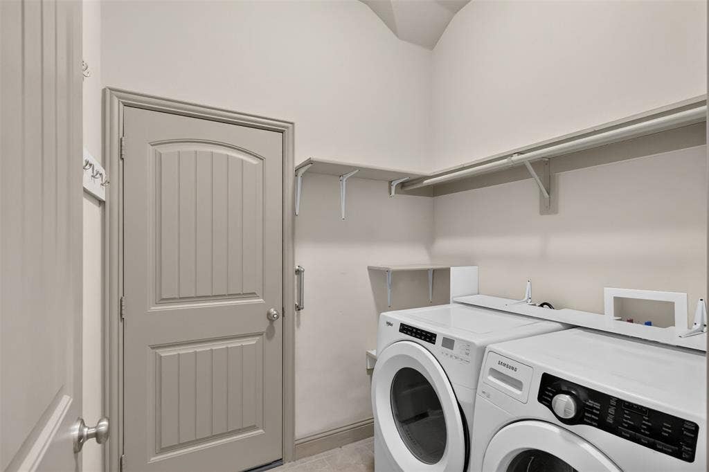 LAUNDRY ROOM WITH WASHER AND DRYER