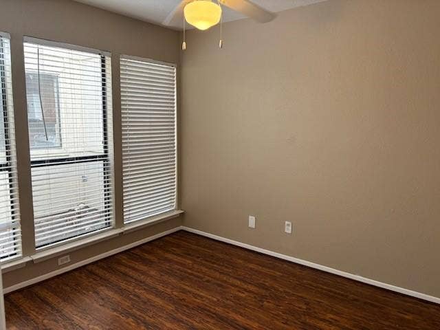 3028 Airhaven Street, Dallas, TX 75229 Bedroom #3 with 3 large windows overlooking the open garden