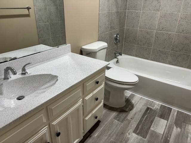 3028 Airhaven Street, Dallas, TX 75229 Hall bath-white vanity with integrated sink, chrome faucets
