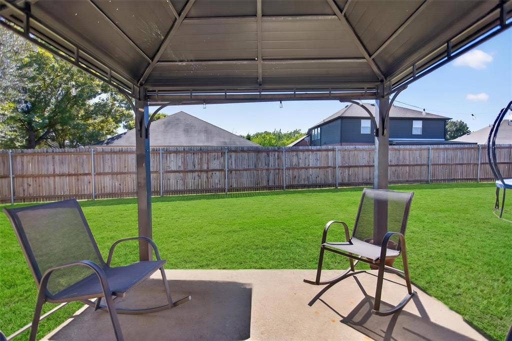 4001 Bridge Water Road, Heartland, TX 75126 Pergola covered patio in huge backyard
