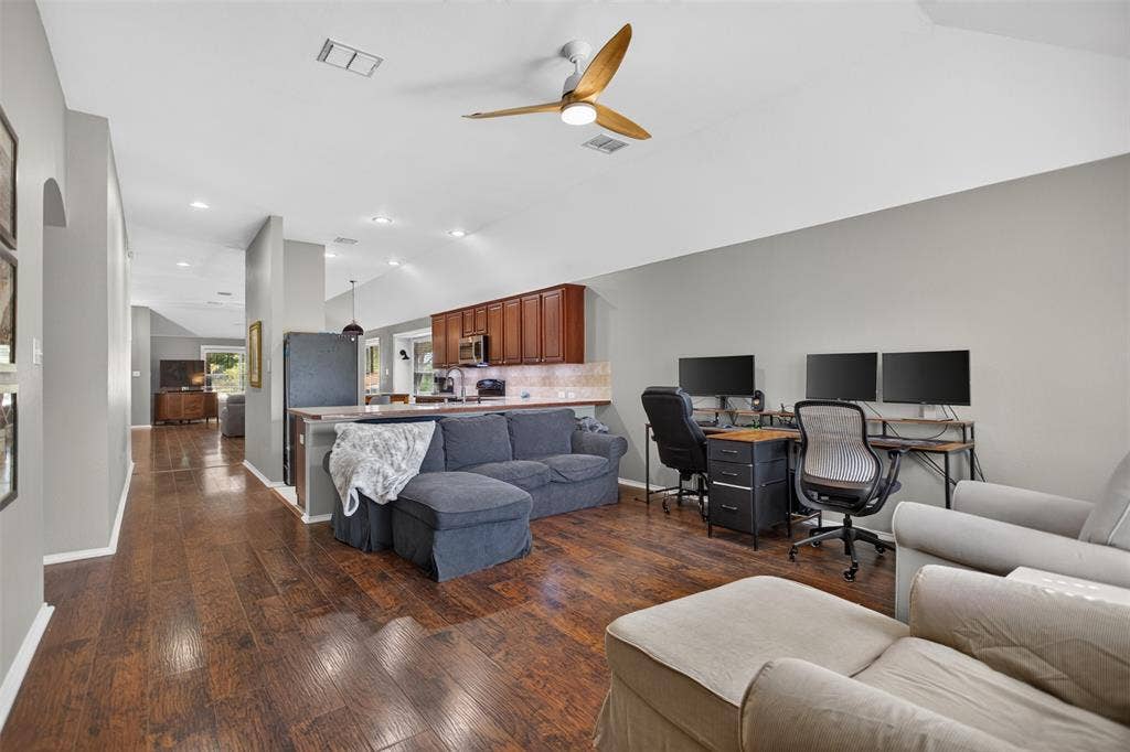 4001 Bridge Water Road, Heartland, TX 75126 You have many options to make the living area your own