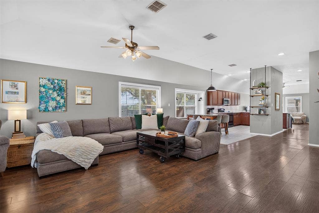 4001 Bridge Water Road, Heartland, TX 75126 Lots of natural light with plenty of living space.