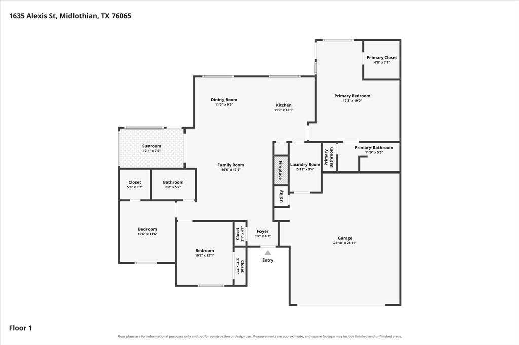 1635 Alexis Street, Midlothian, TX 76065 1635 Alexis Street, Midlothian, TX 76065
