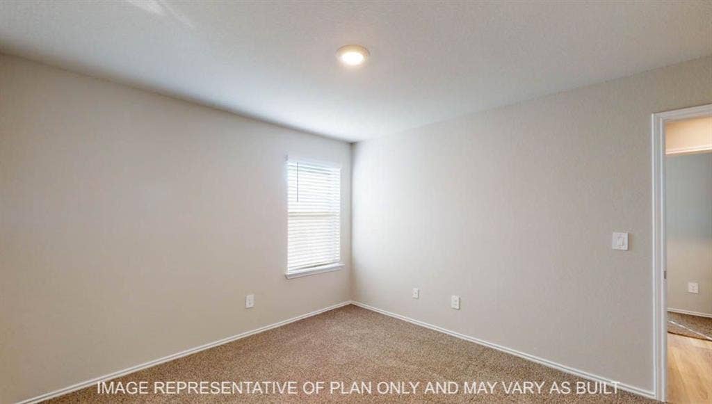 10405 Altair Drive, Waco, TX 76708 Recessed ceiling lighting, window with blinds, light-toned walls, and carpet flooring