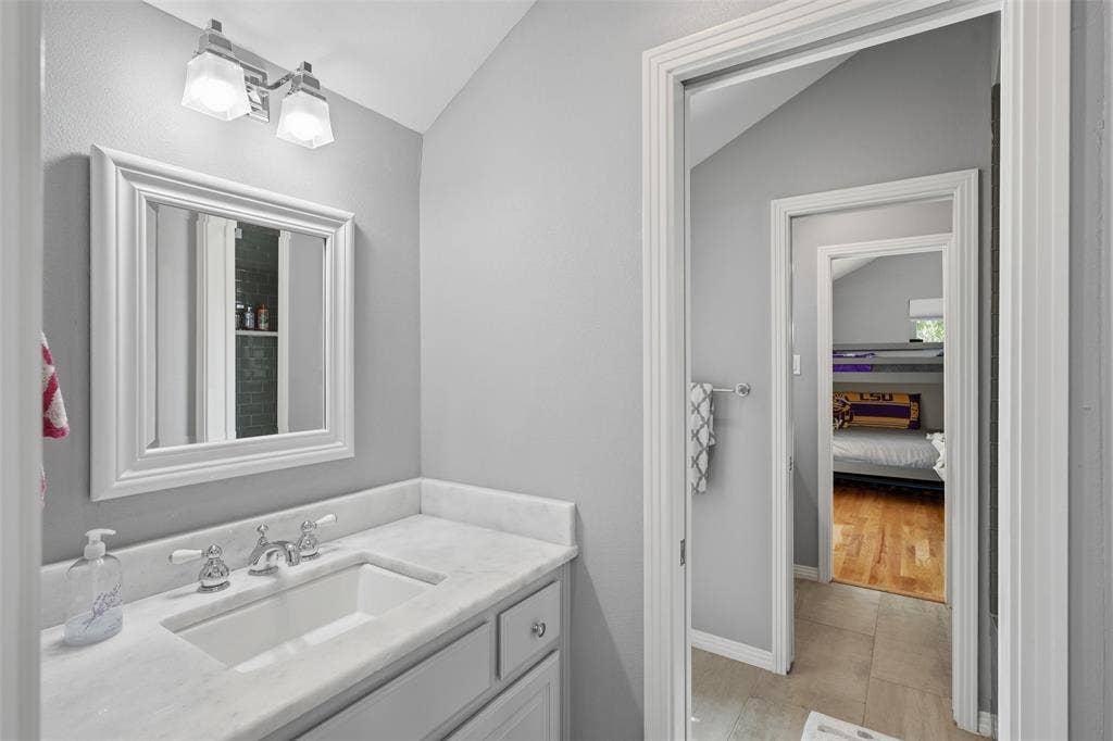 3712 Brighton Road, Fort Worth, TX 76109 Second jack and hill vanity station.