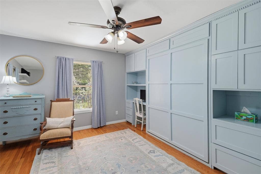 3712 Brighton Road, Fort Worth, TX 76109 Whether working or needing to host guest for extended stay, this murhphy bed and office provides the perfect blend.