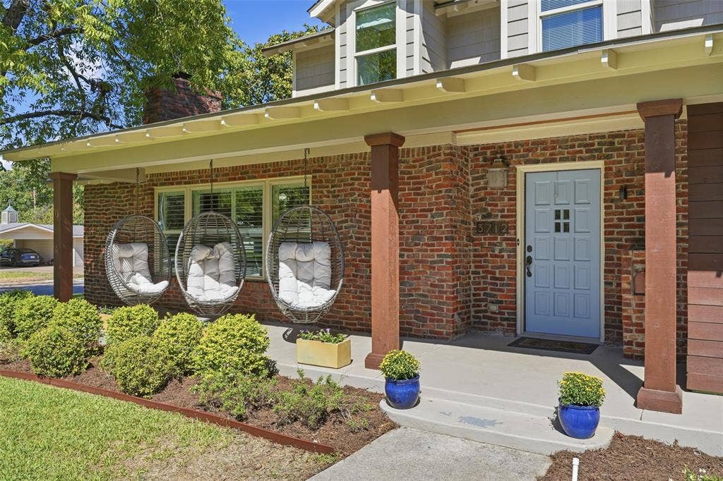 3712 Brighton Road, Fort Worth, TX 76109 There's no better place to enjoy your morning coffee, and listen to the birds chirping.