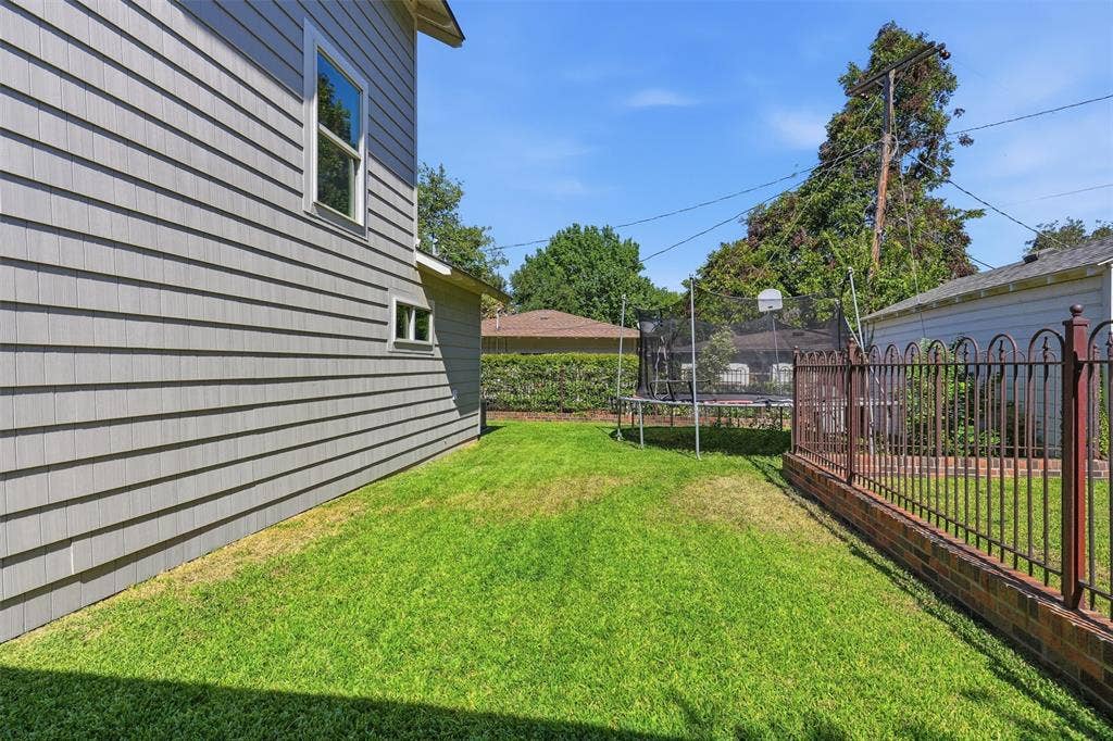 3712 Brighton Road, Fort Worth, TX 76109 Great backyard space with an extended fenced in play area.