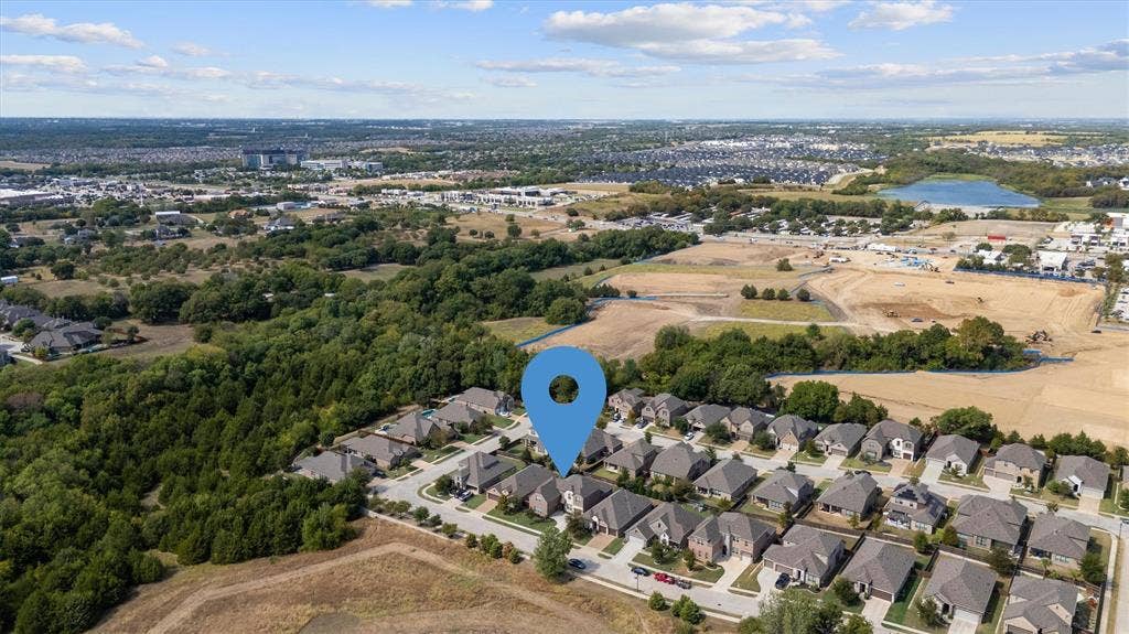 Established residential community with varied rooflines and a mix of mature and developing landscape