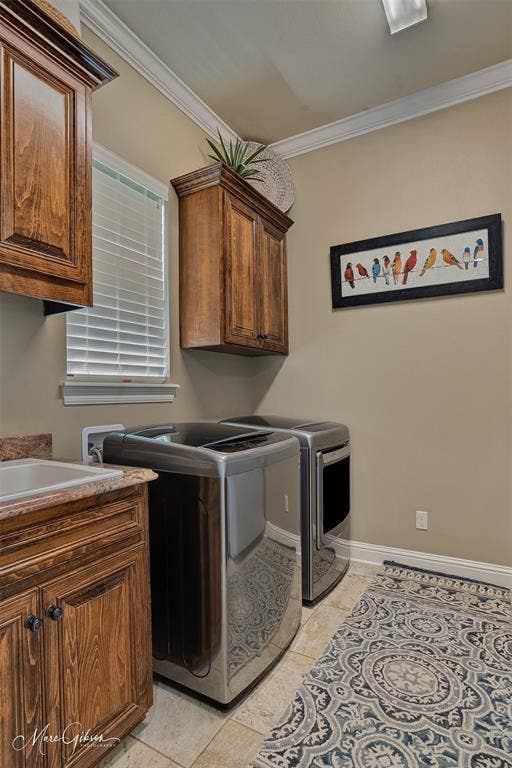 Laundry Room has a sink and folding area