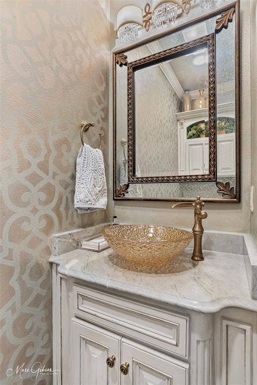 Half Bath near garage and side entry
