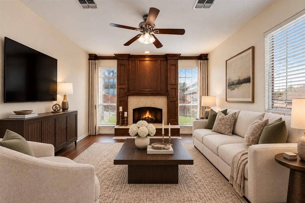 Living Room—Virtually Staged