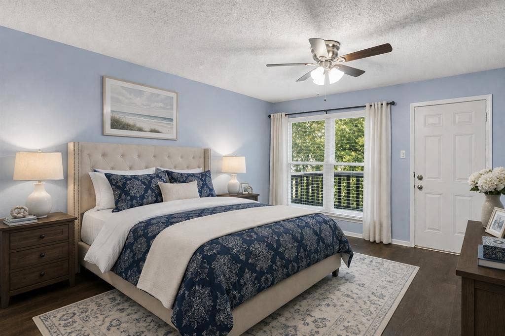 6032 Westridge Lane, #212, Fort Worth, TX 76116 Primary Bedroom—Virtually Staged