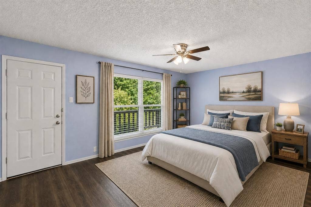 6032 Westridge Lane, #212, Fort Worth, TX 76116 Bedroom—Virtually Staged