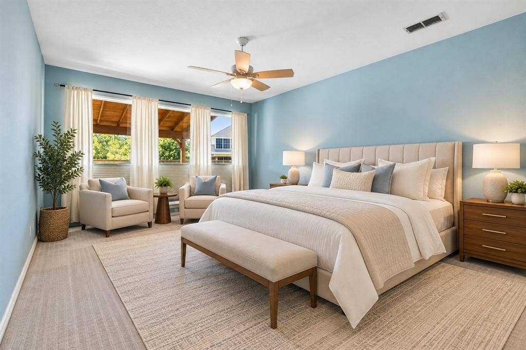 8410 Lexington Court, Rowlett, TX 75089 Primary Bedroom—Virtually Staged