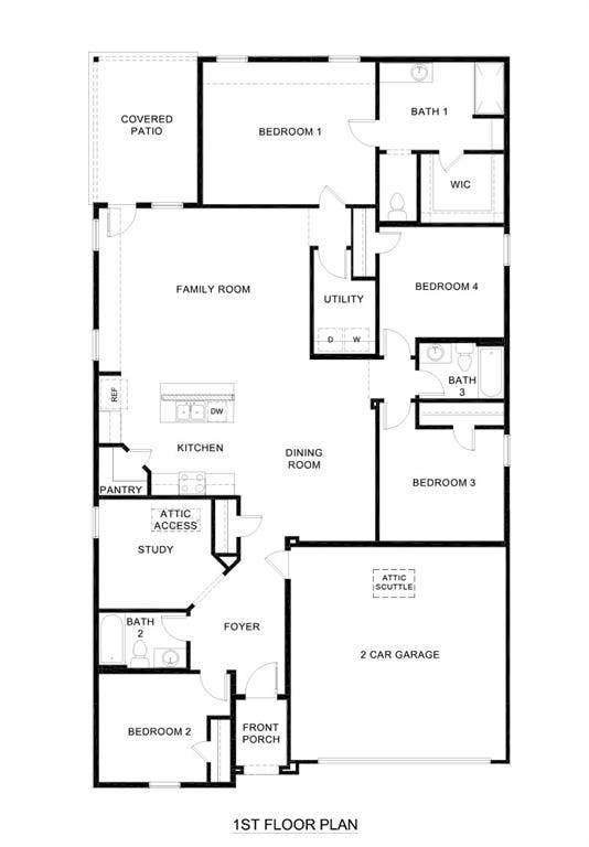 5012 Shumard Drive, Lindale, TX 75771 Floor plan