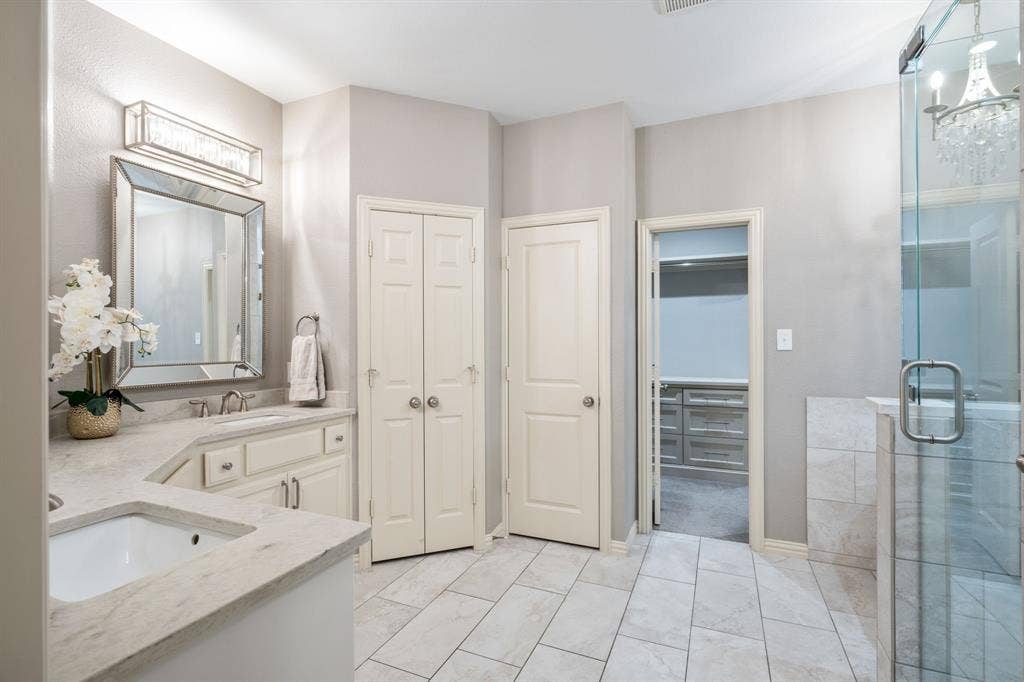 Primary Suite all updated with a garden tub and large shower