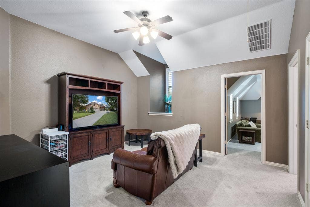 secondary floor tv room