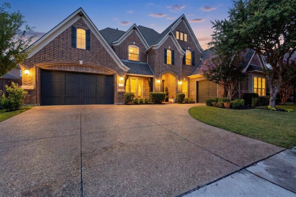 13853 Myatt Avenue, Frisco, TX 75035 Brick exterior with gabled roof lines