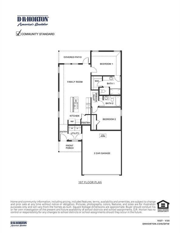 1667 Blaire Drive, Tyler, TX 75702 Floor plan
