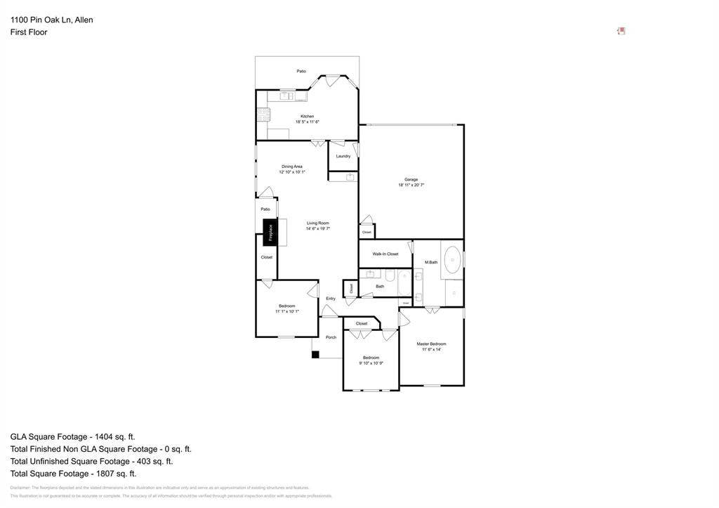 1100 Pin Oak Lane, Allen, TX 75002 1100 Pin Oak Lane, Allen, TX 75002