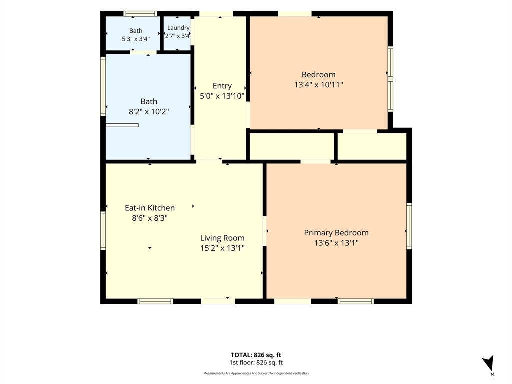 605 W Ronda Street, West, TX 76691 Floor plan with footage