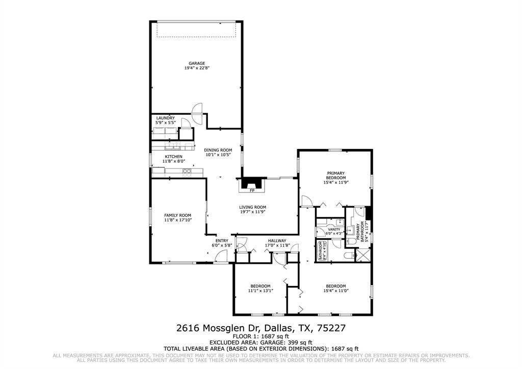 2718 Mossglen Drive, Dallas, TX 75227 2718 Mossglen Drive, Dallas, TX 75227