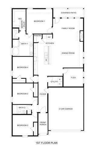 2503 Wesley Avenue, Royse City, TX 75189 Floor plan