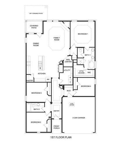 2506 Wesley Avenue, Royse City, TX 75189 Floor plan