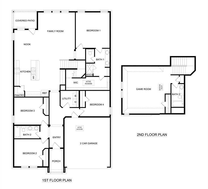 750 Hart Leaf Lane, Lavon, TX 75166 Floor plan