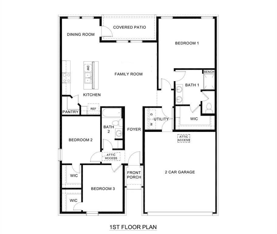 443 Epiphany Lane, Lavon, TX 75166 Floor plan