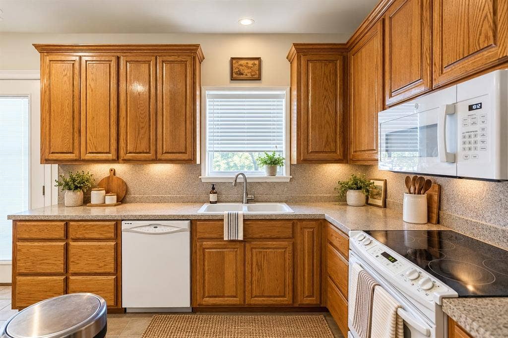 2313 Potosi Road, Abilene, TX 79602 AI decluttered kitchen in the guest quarters.