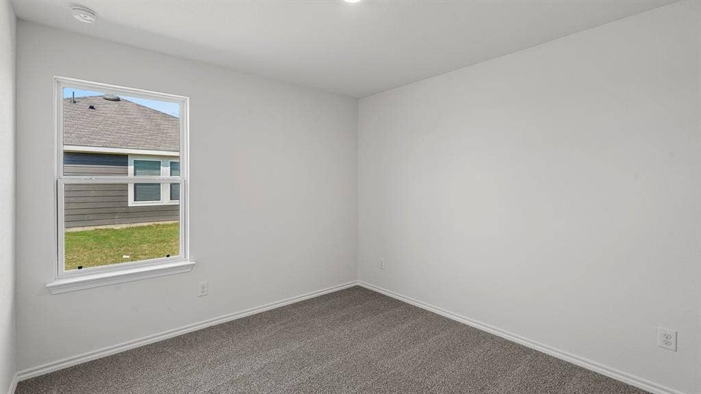 809 Brook Lane, Josephine, TX 75135 Recessed ceiling lighting, a single window, and neutral wall paint