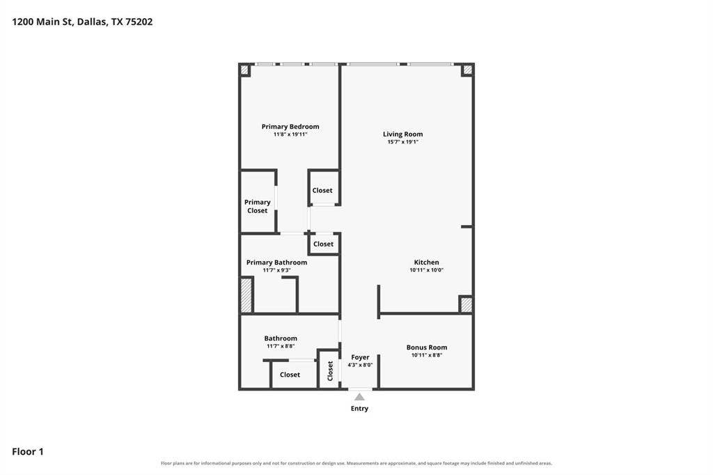 1200 Main Street, #1904, Dallas, TX 75202 1200 Main Street, #1904, Dallas, TX 75202