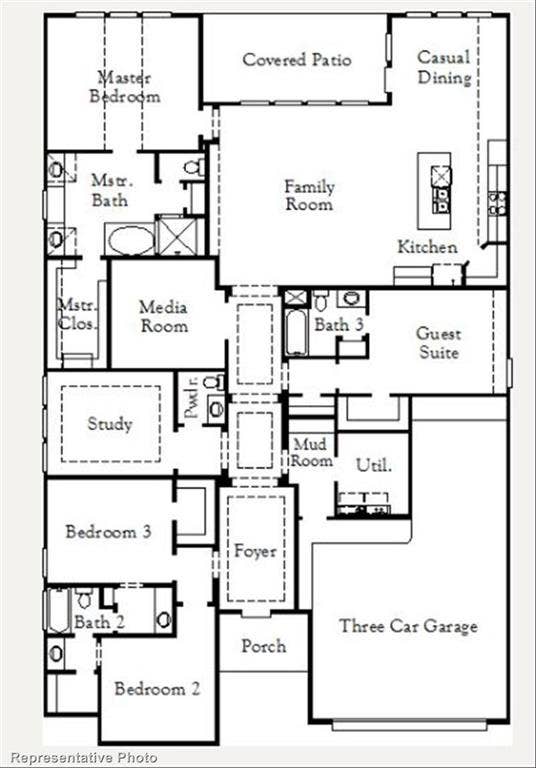 1104 Lismore Drive, Celina, TX 75009 Newark First Floor Plan.JPG