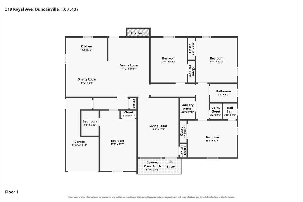 319 Royal Avenue, Duncanville, TX 75137 319 Royal Avenue, Duncanville, TX 75137
