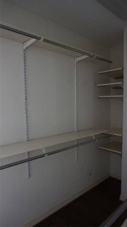 3883 Turtle Creek Boulevard, #1114, Dallas, TX 75219 Customizable closet system with adjustable shelving and hanging rods