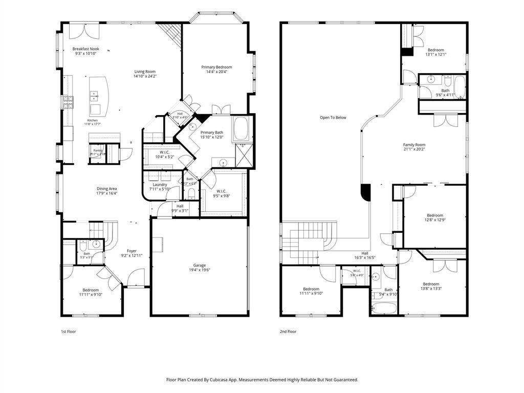 Floor plan with dimensions as provided by photographer.