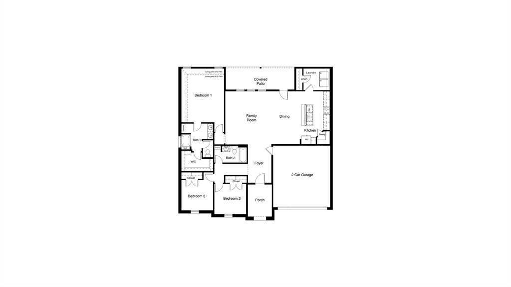 D.R. Horton's Canton floor plan - All Home and community information, including pricing, included features, terms, availability and amenities, are subject to change at any time without notice or obligation. All Drawings, pictures, photographs, video, square footages, floor plans, elevations, features, colors and sizes are approximate for illustration purposes only and will vary from the homes as built.