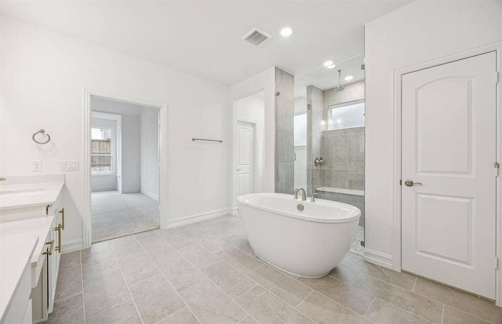 6704 Coffee Mill Court, McKinney, TX 75071 *Floorplan representation, not actual home - Owner's private bath with double vanity