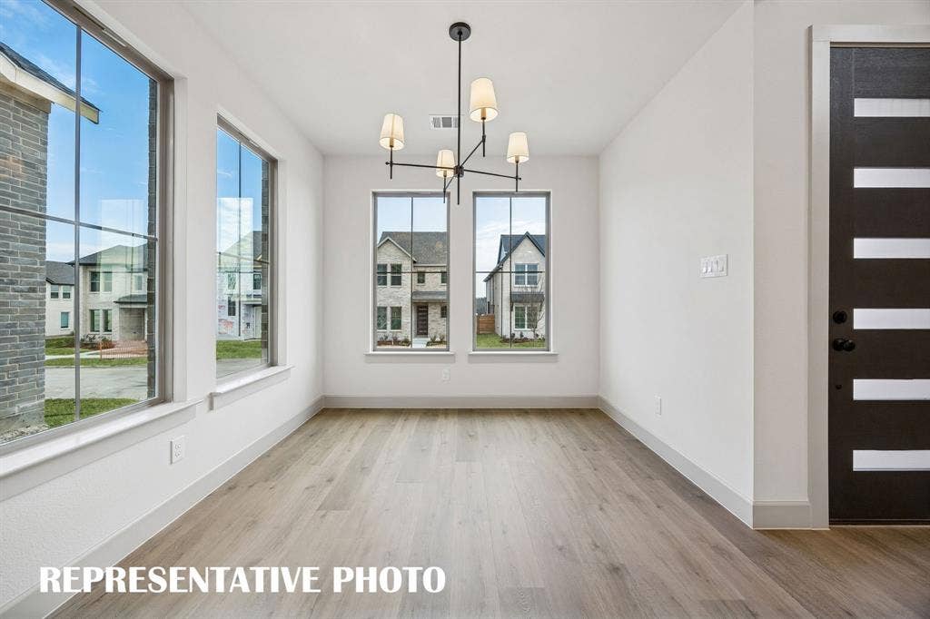 3729 Homer Court, McKinney, TX 75071 Whether it's lively dinner parties or cozy family meals, this dining room fits all occasions! REPRESENTATIVE PHOTO