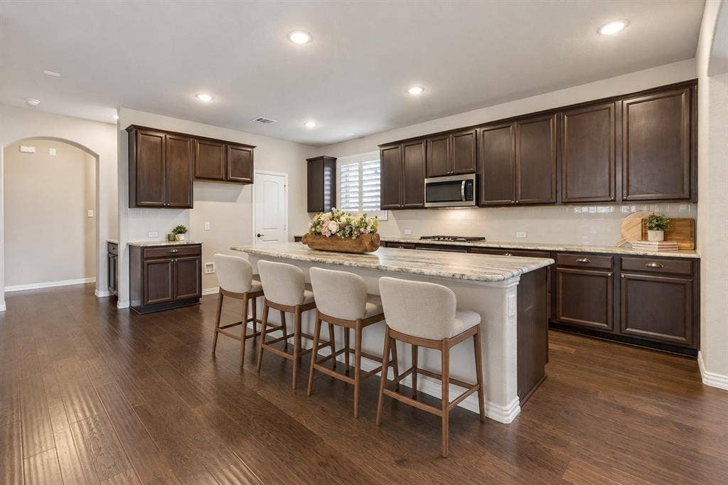 Virtually Staged with Bar Stools