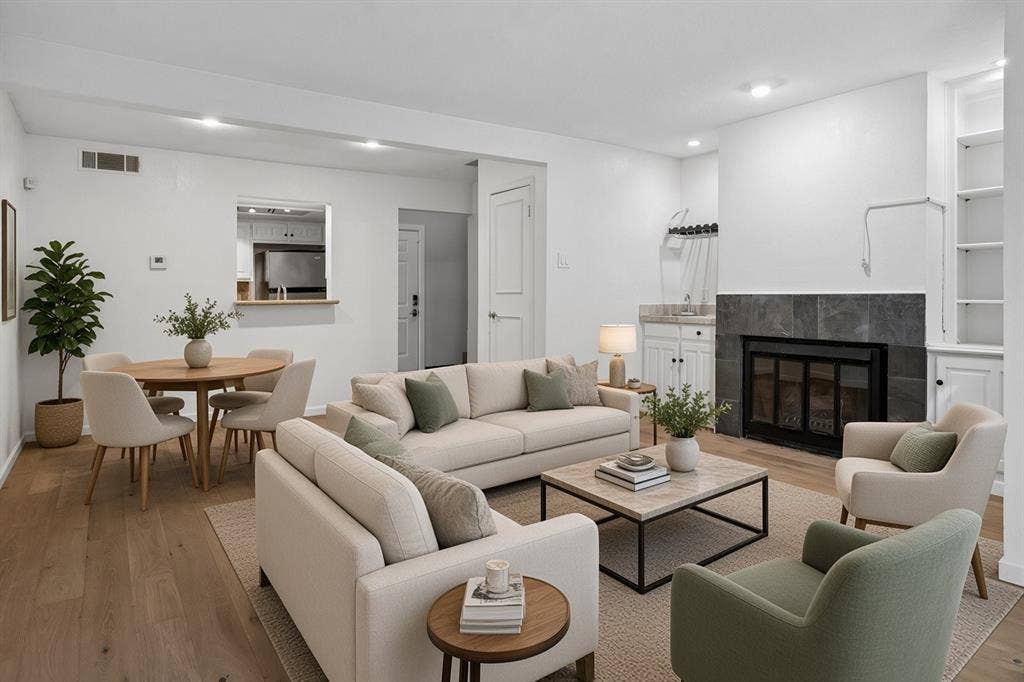 3815 Holland Avenue, #1, Dallas, TX 75219 Virtually Staged